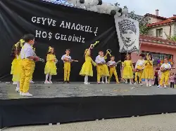 GEYVE ANAOKULU COŞTURDU