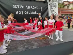 GEYVE ANAOKULU COŞTURDU