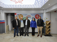 YUSUF BARAN ZİYARETLERE BAŞLADI