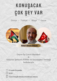 ABDURAHİM DİLİPAK KONFERANSINA DAVET