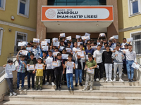 GEYVE ANADOLU İMAM HATİP LİSESİ KARNELERİNİ ALDI