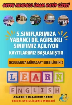 GEYVE ANADOLU İHL 5.SINIF SEÇME SINAVI