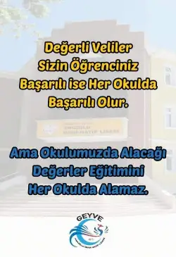 GEYVE ANADOLU İHL 5.SINIF SEÇME SINAVI