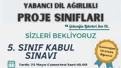 GEYVE ANADOLU İHL 5.SINIFA KABUL SINAVI