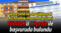 TÜBİTAK'a 17 Proje Başvurusu