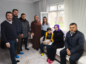 DMD Hastası Ahmet Ayaz'a Duygusal Destek