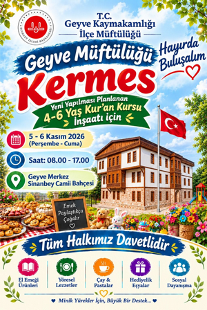 KERMESE DAVETLİSİNİZ