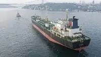 İstanbul Boğazı'nda Tanker Geçişi