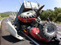 Taraklı Yolunda Feci Traktör Kazası
