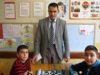 Atatürk İlkokulunda Santraç Turnuvası