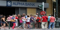 Yunanistan'da Bankalar Kapalı