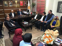 Ak Parti Geyve İlçe Yönetimi İl Başkanı Kılıç'ı ziyaret etti 