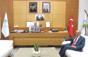 Başkan Yüce Aydoğan'ı ağırladı
